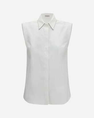 Brunello Cucinelli Sleeveless Shirt Female M