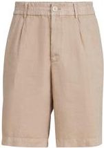 Brunello Cucinelli Linen Bermuda shorts in Camel at Nordstrom, Size 46 It