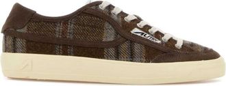 Autry Brown Checks Windscape Sneakers