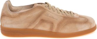 Santoni DBS Oly - Heren - Sneakers - Beige - 40 EU - Su&egrave;de - Schoenen