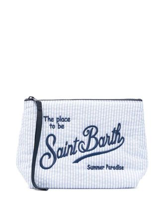 MC2 Saint Barth Aline Seersucker Stripes Pouch