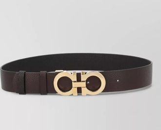 Ferragamo belt adjustable length textured finish design