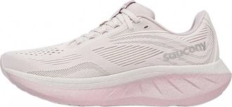 Saucony Womens Ride 18 Running Shoes In Moon/woodrose
