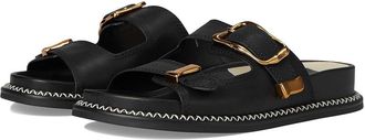 Dolce Vita Sevana Womens Sandals Black Leather : 9.5 M, Rubber