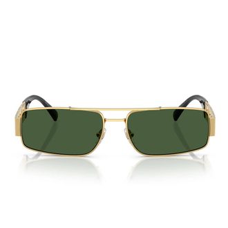 Versace Sunglasses Ve2257 100271 Gold/Dark Green Unisex
