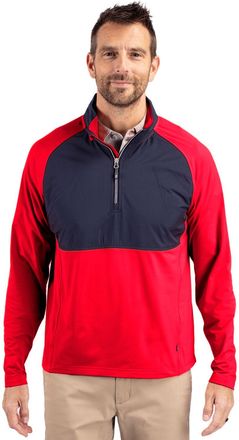 Cutter & Buck Adapt Eco Knit Hybrid Recycled Mens Quarter Zip