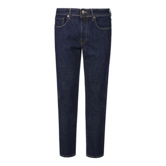 Incotex Slim-fit Jeans, male, Blue, Size: W32 Classic Denim Jeans
