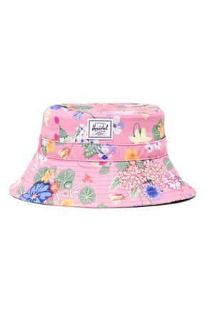 Herschel Bucket Hat in Paper Garden Strawberry Moon at Nordstrom, Size 6-18 M