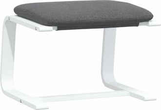 vidaXL Reposapi&eacute;s De Tela Gris Oscuro 51x41x40 Cm Vidaxl