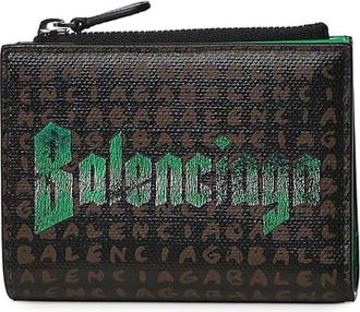 Balenciaga Select Coated Canvas Bifold Wallet