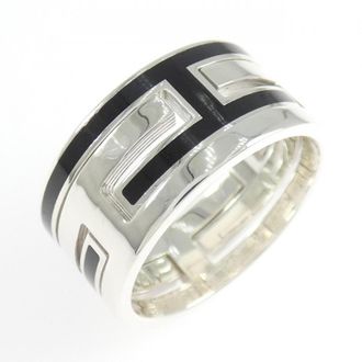 Herm&egrave;s Silver Silver 925 Band Ring (Pre-Owned)