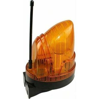 OEM Luz Intermitente Led De 220 V Para Puertas Autom&aacute;ticas - Antena Integrada - Iluminaci&oacute;n De 360&deg; - Modos Intermitente Y Fijo - Protecci&oacute;n Ip65