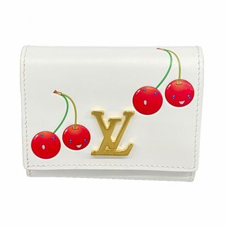 Louis Vuitton White Wallet (Tri-Fold) (Pre-Owned)