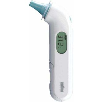 OEM Term&oacute;metro De O&iacute;do 3 (precisi&oacute;n Profesional, Seguro, Higi&eacute;nico, Indicador Ac&uacute;stico De Fiebre, Para Toda La Familia, Reci&eacute;n Nacido) Irt3030 Blanco
