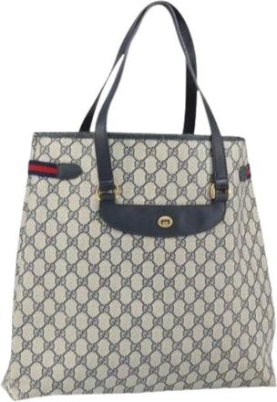 Gucci Pre-owned Tote Bags, female, Blue, Size: ONE SIZE Pre-owned Plastic gucci-bags