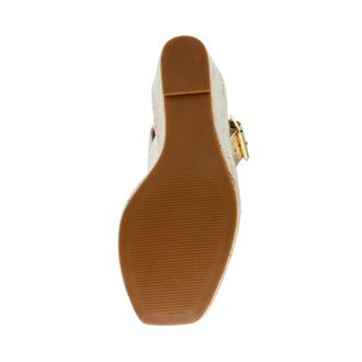 Steve Madden Uri Wedge Sandal Gold Leather URI01S1-988 Womens