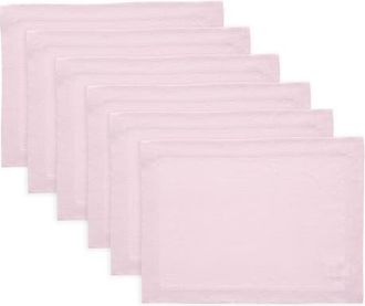 Solino Home Linen Placemats Set of 4, 14 x 19 Inch for Dining Table, Holiday and Everyday Table Decor - Sonoma in Ice Lilac at Nordstrom, Size Medium