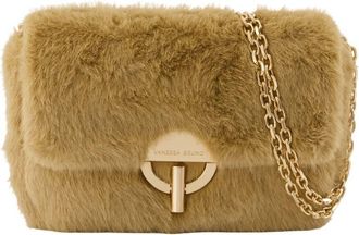 Vanessa Bruno Moon Moyen Shoulder Bag - Synthetic - Beige