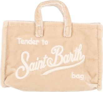 MC2 Saint Barth Bolso para Tel&eacute;fono de Terciopelo - Bags - Mujer - Beige - ONE SIZE
