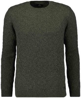 Ragman Rundhalspullover RAGMAN, Herren, Gr. 52, gr&uuml;n (j&auml;gergr&uuml;n, 326), 80% Wolle 20% Polyamid, ohne Ausschnitt, Pullover Rundhalspullover