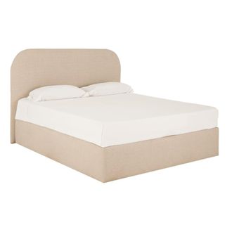 Deco Wood Cama con canap&eacute; beige para colch&oacute;n 180x200cm