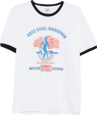 Wild Donkey Print Crew-neck T-shirt