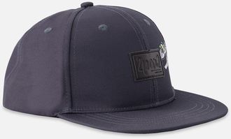 Deux par Deux Flat Brim Graphic Print Cap in Black at Nordstrom, Size 12-24 M