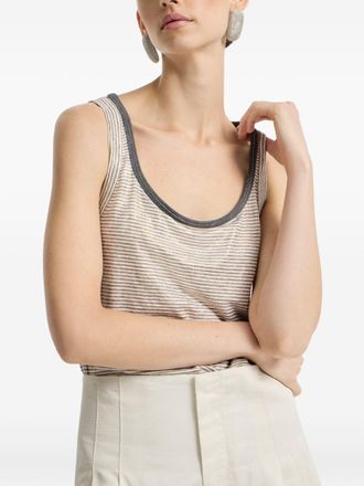 Brunello Cucinelli Linnen Tanktop