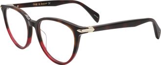 Rag & Bone Rag & Bone Womens 51 mm Havana Burgundy Eyeglasses RNB3027-65T-51