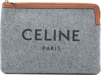 Celine Pre-owned Celine Felt Logo Flat Pouch Ladies 5B15Y8DS1I29RA99
