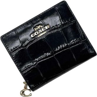 Coach Black Leather Wallet (Bi-Fold) (Pre-Owned)
