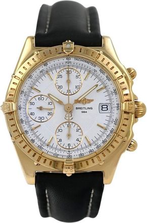 Breitling Pre-owned Breitling Chronomat Chronograph Automatic Chronometer White Dial Mens Watch K13050.1