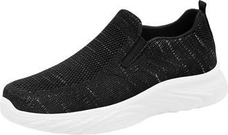 Generic Womens Trainers Air Cushion Womens Trainers Slip On Ladies Walking Shoes Lightweight Arch Support Memory Foam Sneakers Summer Outdoor Trainer with Ela