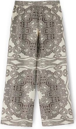 Motivi Dames, Broeken, Beige, Maat: XS Satijn