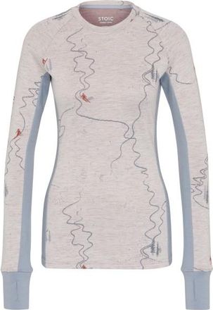 Stoic Merino225 StensundSt. L/S Merinoshirt f&uuml;r Damen | grau