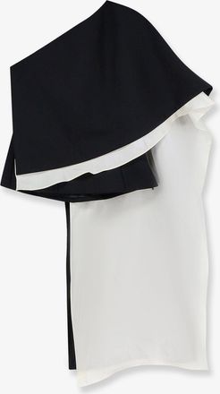 R&oacute;he Top in misto lana con inserti in seta - ROHE - gender_Woman