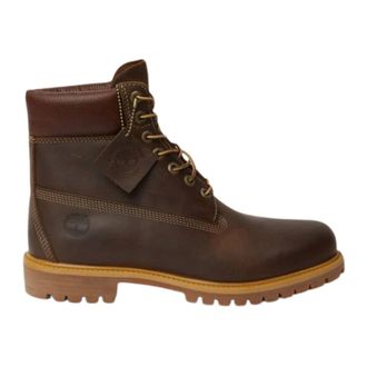 Timberland Schoenen, Heren, Bruin, 41 1/2 EU, Leer, Premium 6 Inch Veterboot