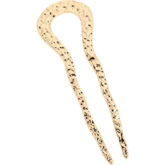 L. Erickson Alia Hammered Chignon Pin in Gold at Nordstrom