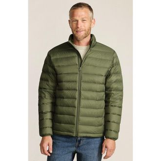 Lands End Wanderweight Ultralight Packable Down Jacket in River Stone Green at Nordstrom, Size X-Large