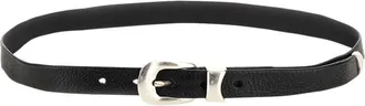 Our Legacy Mens Leather Belt Black