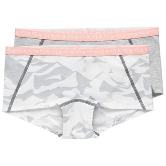 Kari Traa Tina Hipster 2-Pack Alltagsunterw&auml;sche f&uuml;r Damen | wei&szlig;/grau