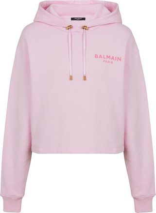 Balmain Flocked Paris Sweatshirt