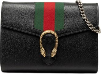 Gucci Pre-owned Gucci Mini Calfskin Dionysus Web Wallet On Chain Ladies 7PAFSBQH1G0L1JXE