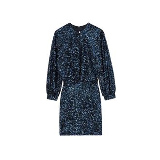 Zadig&Voltaire Dames, Jurken, Blauw, Maat: M Poliester