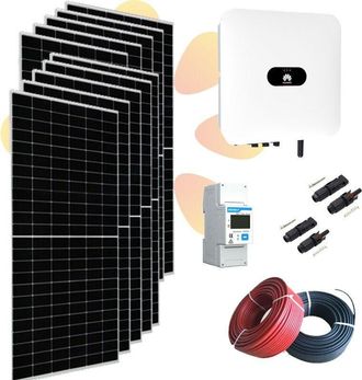 Huawei Kit Solar Fotovoltaico Autoconsumo Con 5kwp 22170wh/d&iacute;a