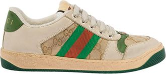 Gucci Beige Leather Sneakers