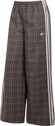 adidas (WMNS) adidas Loose Check Track Pants Asia Sizing Night Brown LG3958