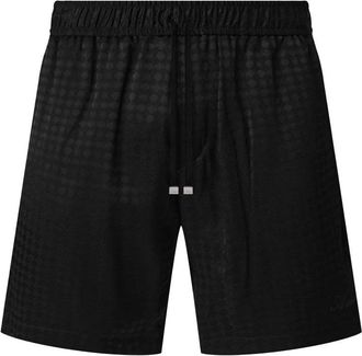 Amiri MA QUAD JACQUARD SHORT Size: XL, colour: BLACK