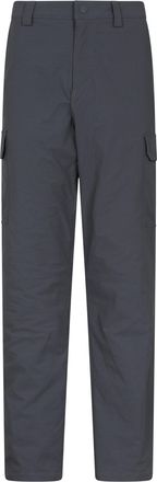 Mountain Warehouse Winter Delta Mens Fleece Lined Trousers - Regular Length Dark Grey Mens W42
