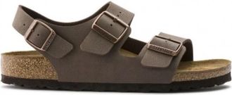 Birkenstock Milano Birko-Flor Sandalen - Heren - Sandalen - Bruin - 41 EU - Leer - Schoenen